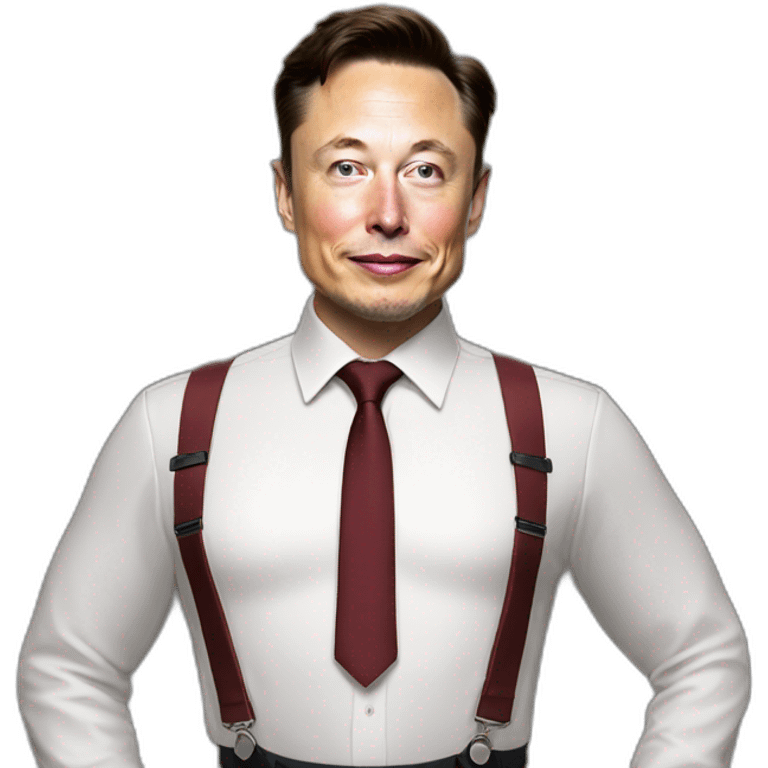 elon musk in suspender belt emoji