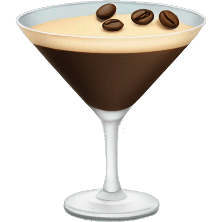 espresso martini with 3 beans emoji