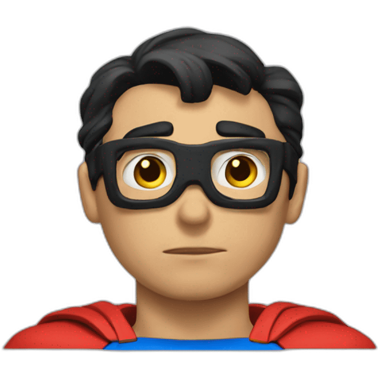 Superman boring emoji