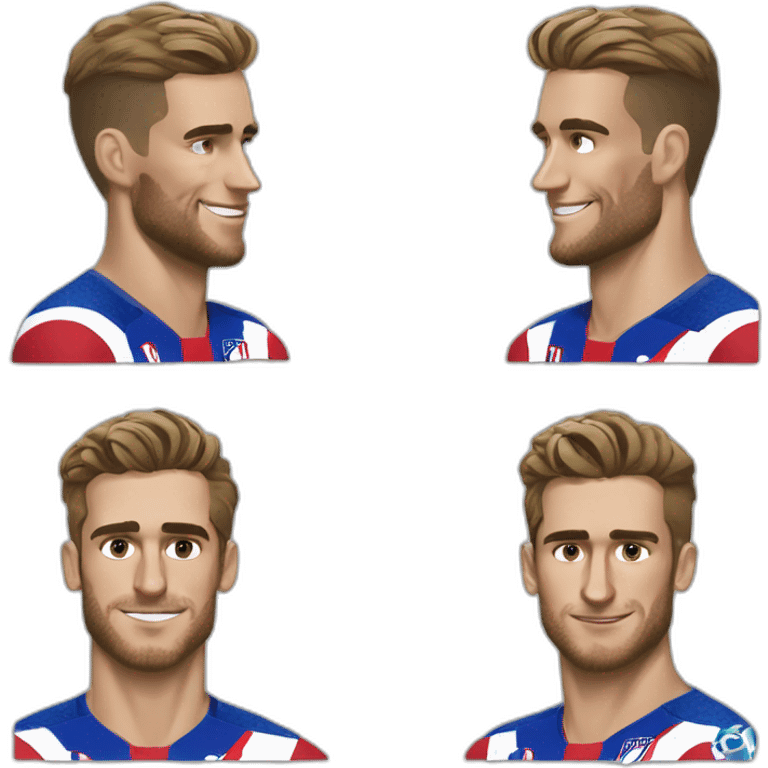 GRIEZMANN sur OBLAK emoji