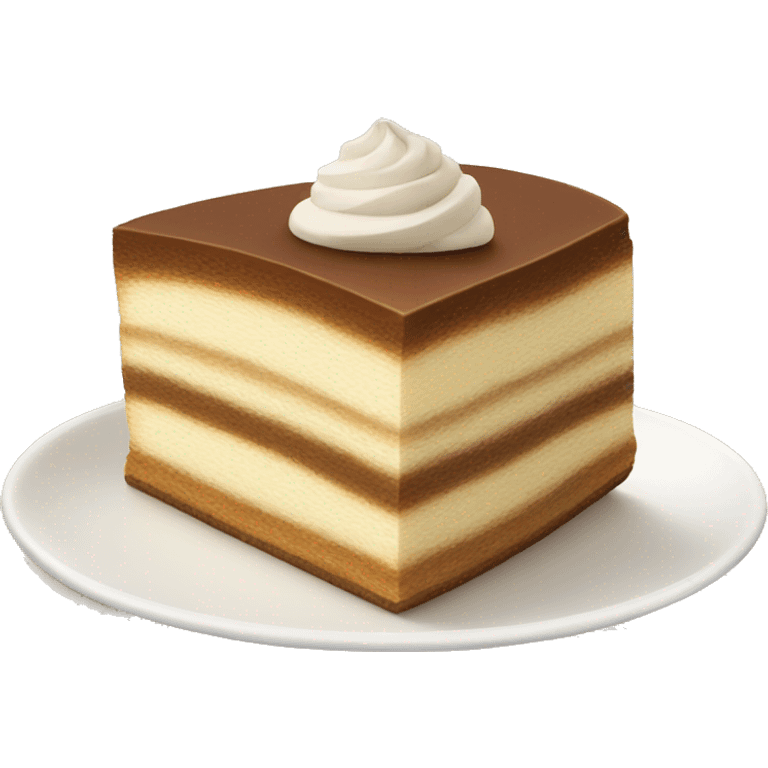 Slice of tiramisu  emoji