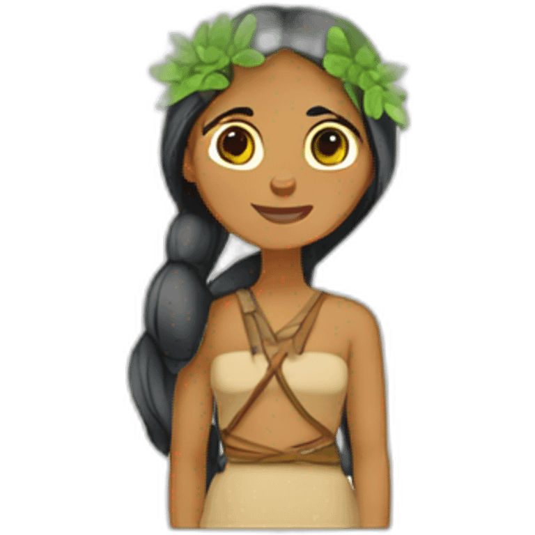 plant lady pocahontas emoji