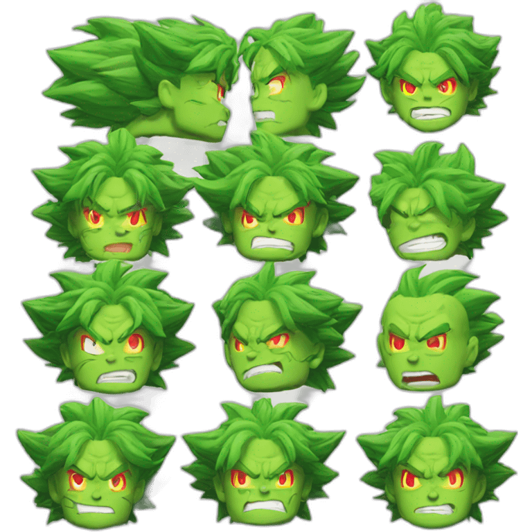 Broly dragons ball emoji