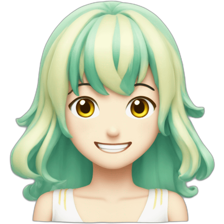 lum of urusei yatsura, full details, smile face emoji