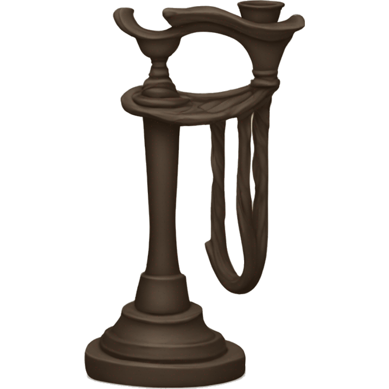 The crescent of the candlestick emoji