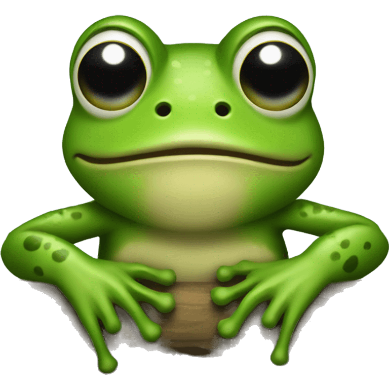 task completed frog emoji