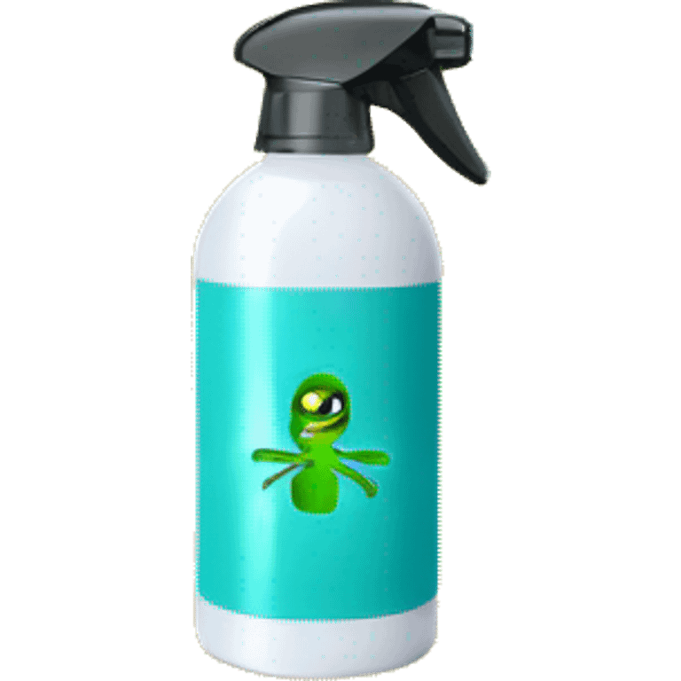 spray bottle that says fuckbot repellant emoji