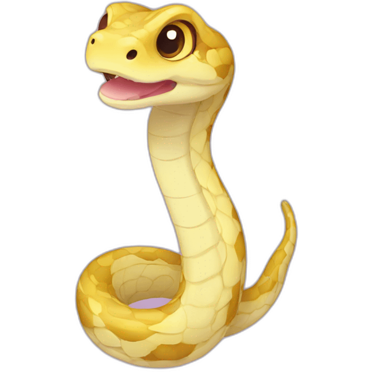 cute kawaii python emoji