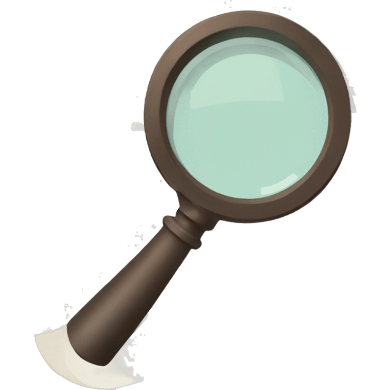 magnifying glass hovering over documents. flat icon sytle emoji