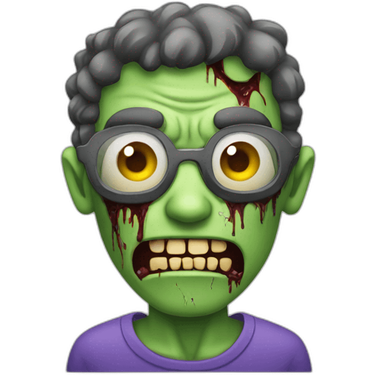 Zombie sur un homme emoji