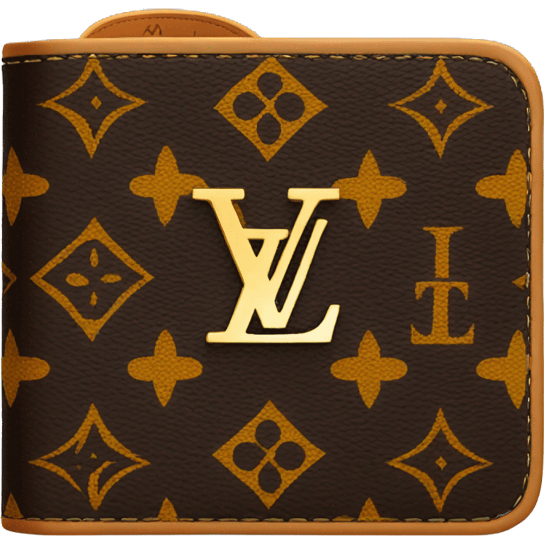 Lous Vuitton wallet  emoji