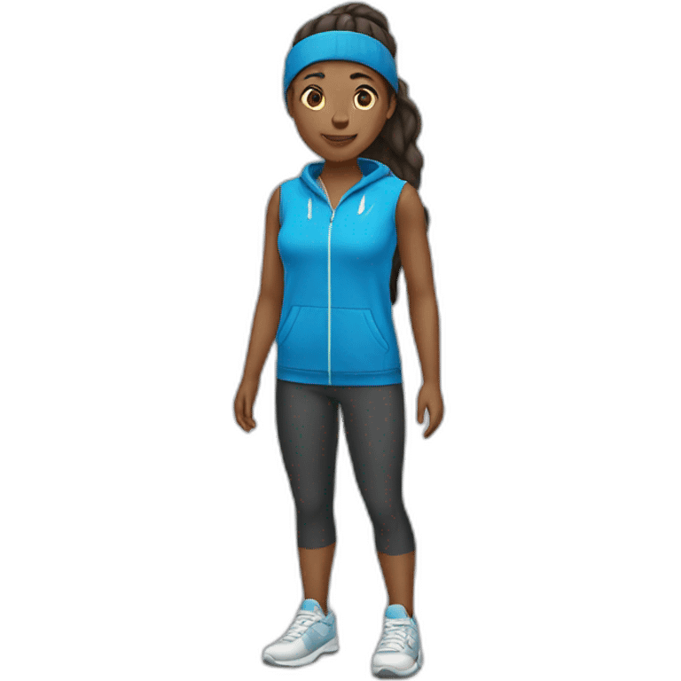 sporty women's clothing without characters emoji