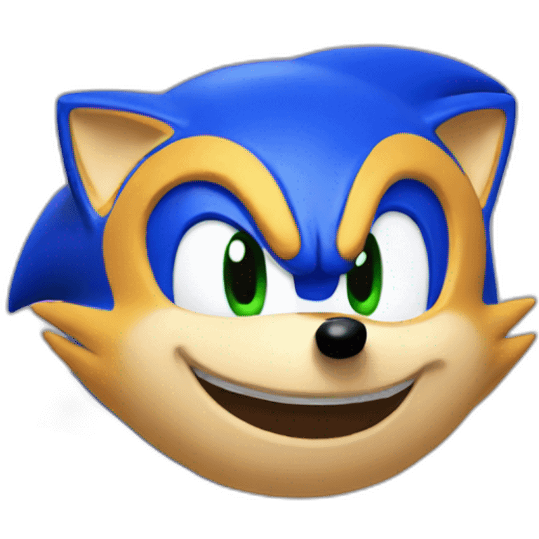 sonic in love  emoji