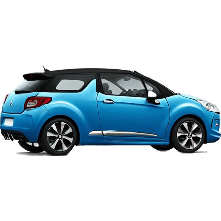 Citroën DS 3 blue  emoji