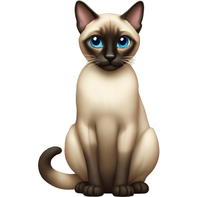 Siamese cat emoji