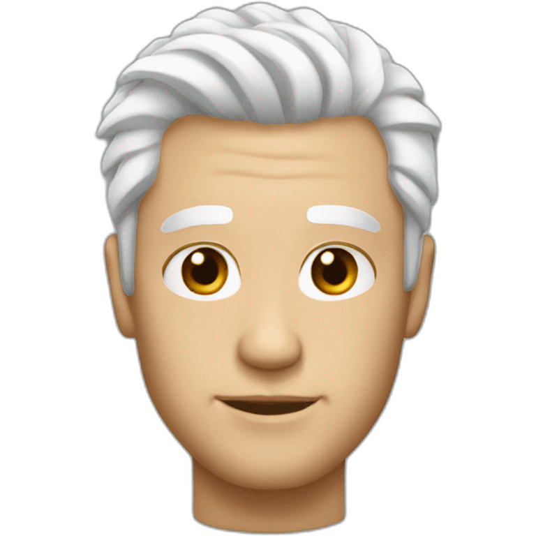 GUY WHITE HAIR emoji