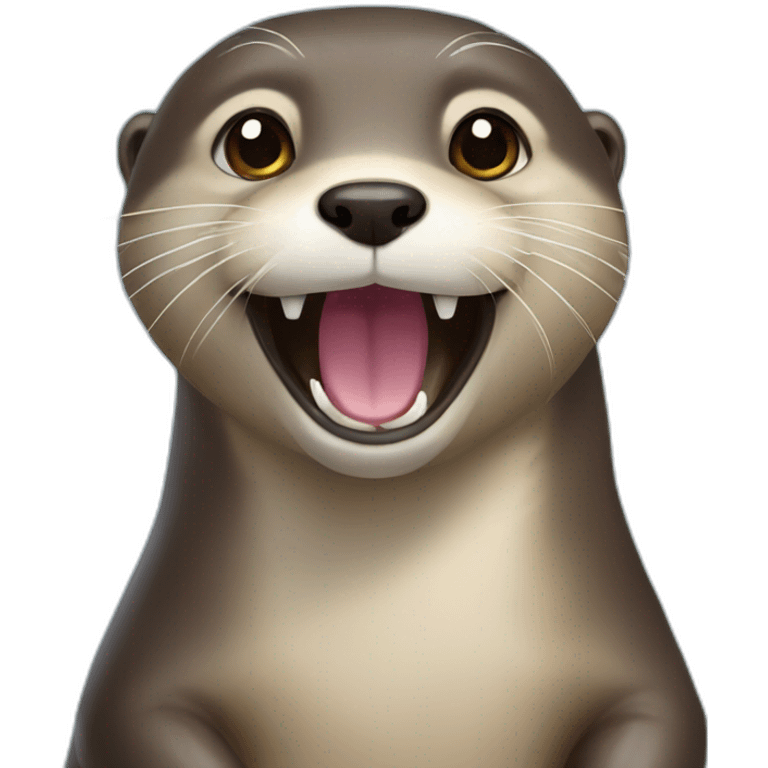 Loutre sur chien emoji