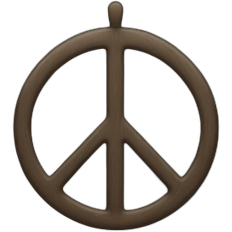 One peace emoji