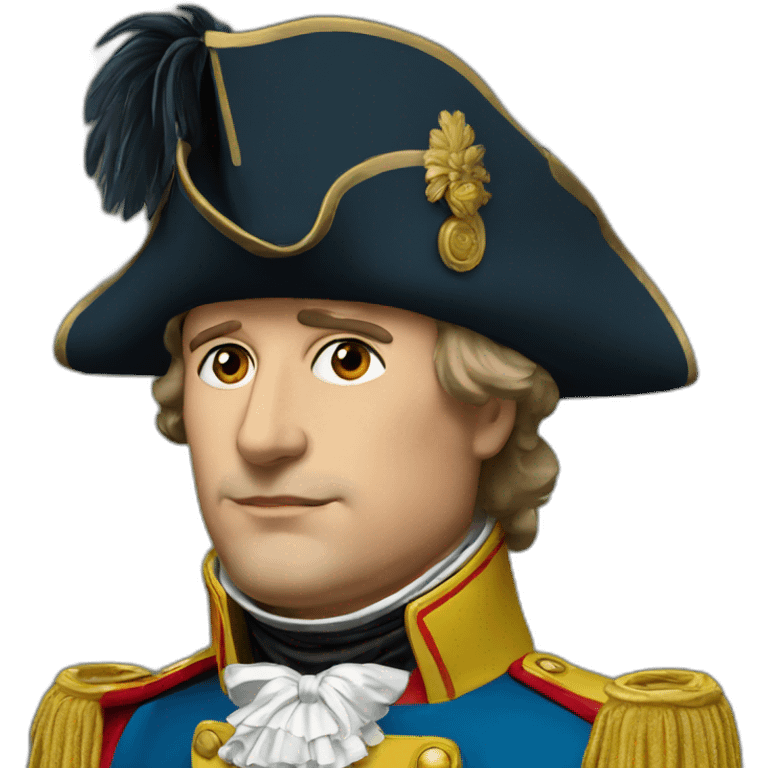 Napoleon with hat emoji