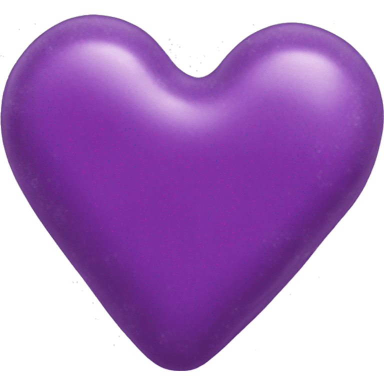 Heart shaped purple sugared candy  emoji