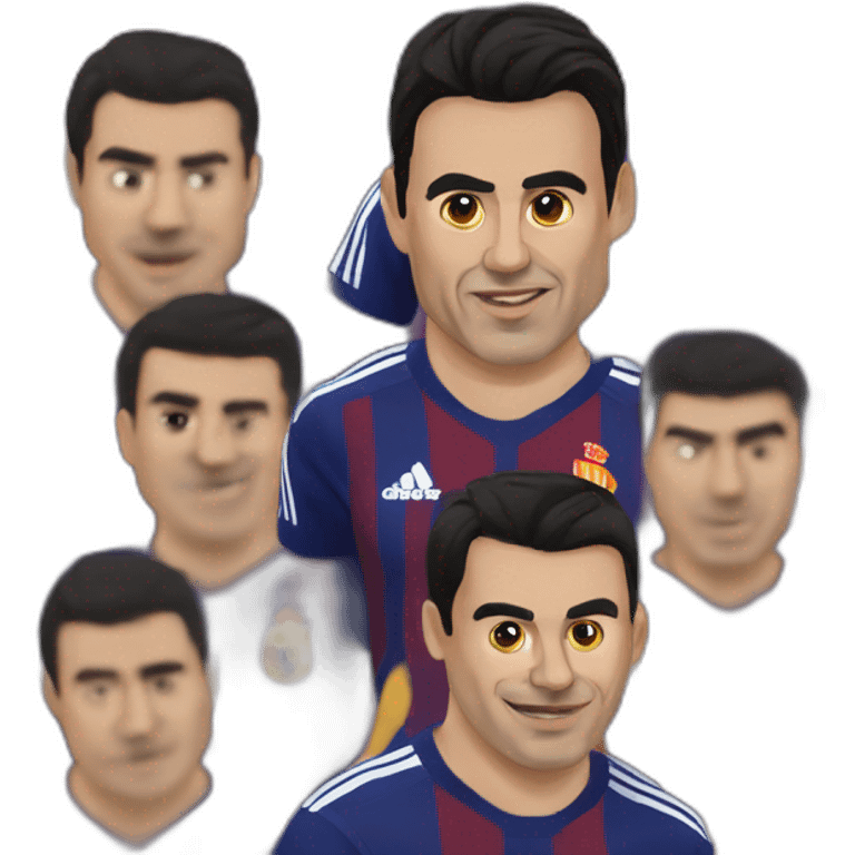 pedro sanchez con  camiseta del madrid emoji