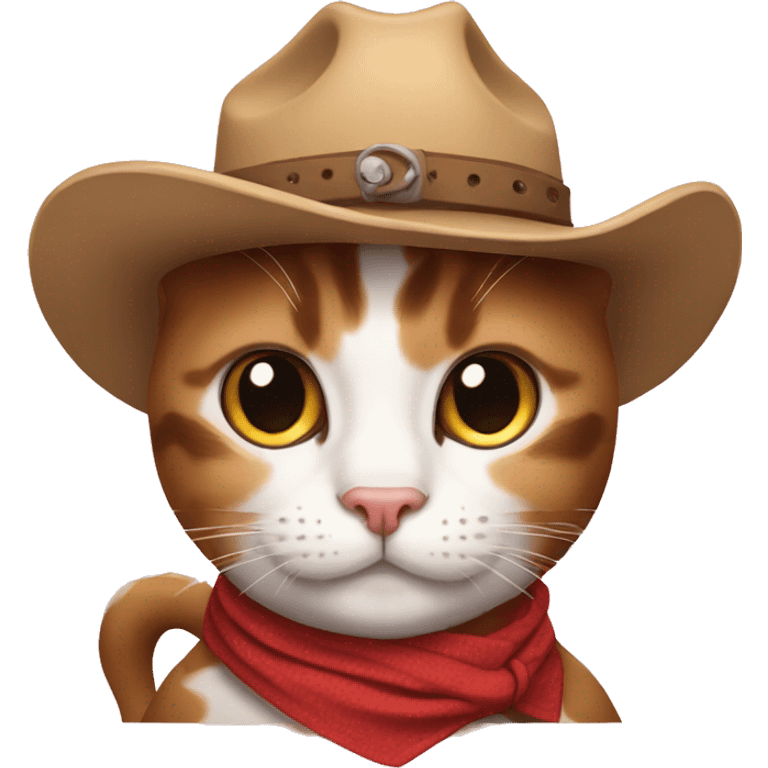 Cow boy cat emoji