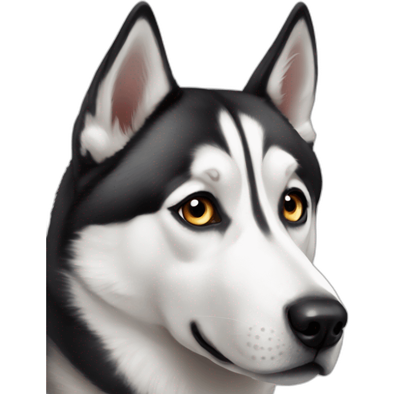 Siberian husky Heterochromia emoji