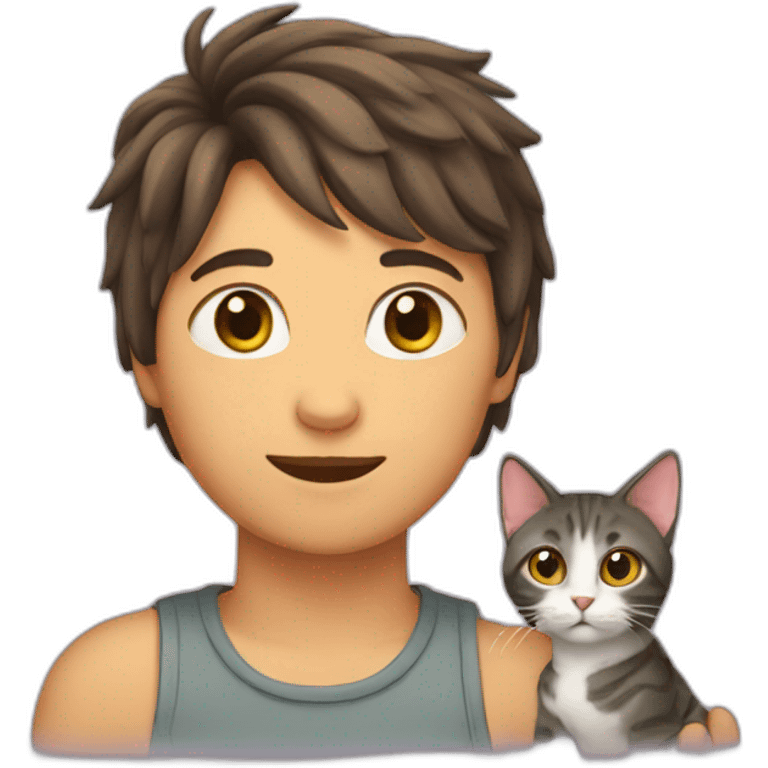 cat with human emoji