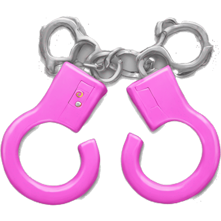 pink handcuffs  emoji