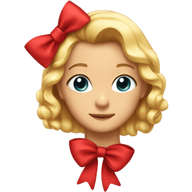 Red bow emoji