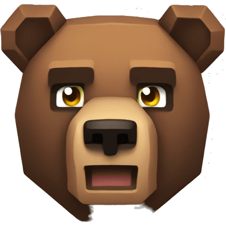 Minecraft bear emoji