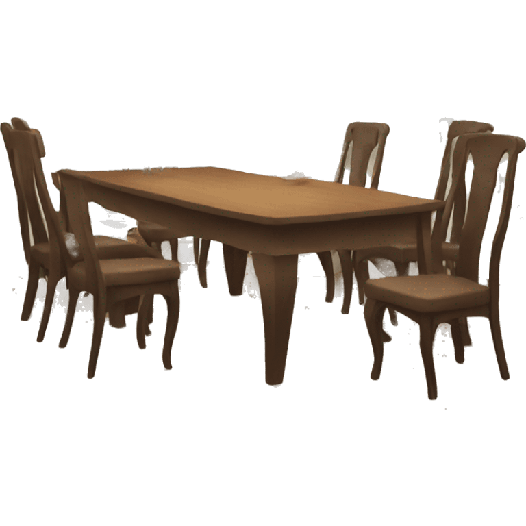 Big dining table  emoji