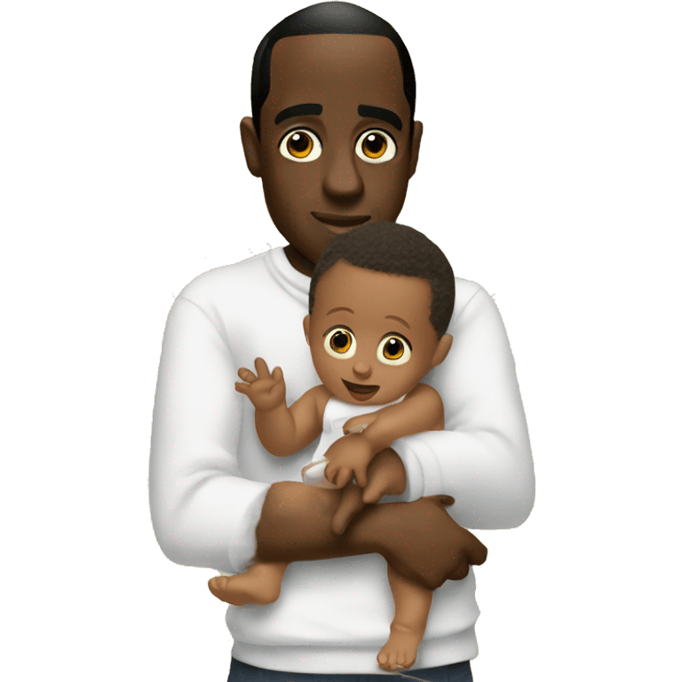 Pdiddy with baby emoji