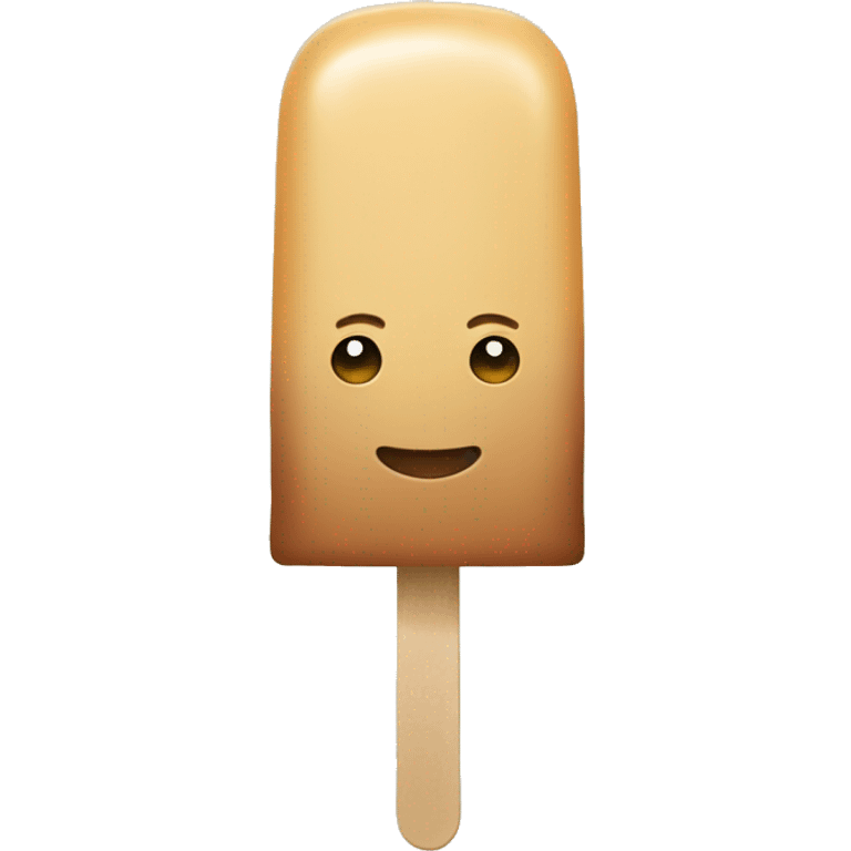 Beige popsicle  emoji