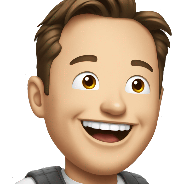 Elon Musk laughing emoji