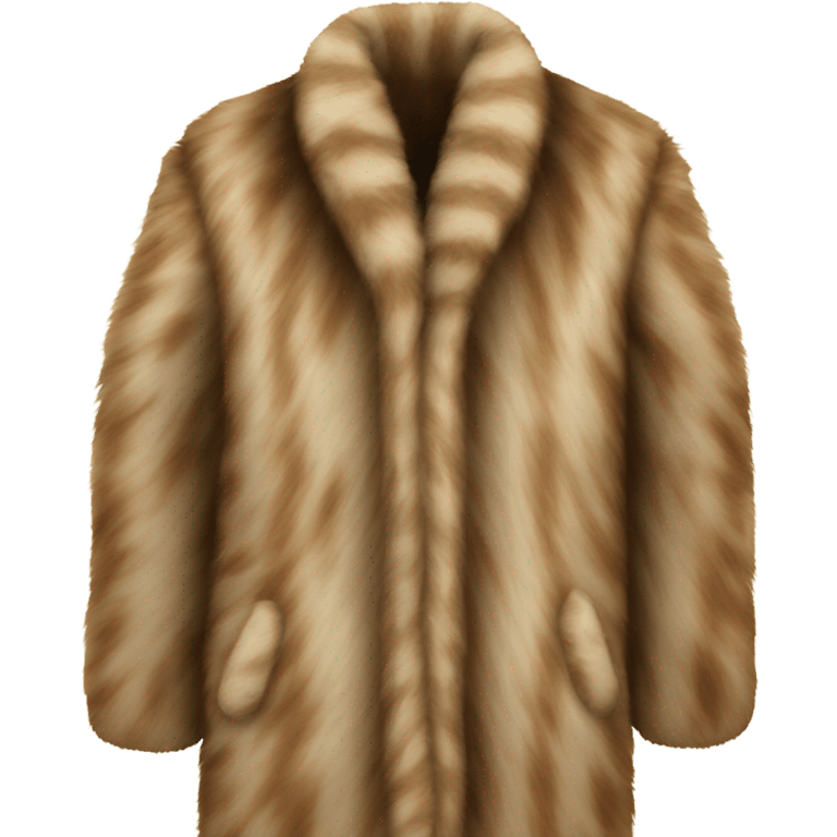 Fur coat emoji