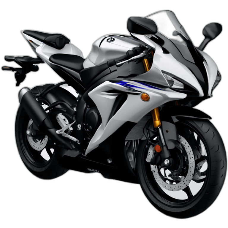 Yamaha yzf R7 black emoji