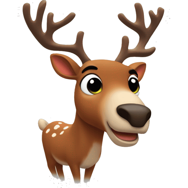 Rudolph the Reindeer emoji