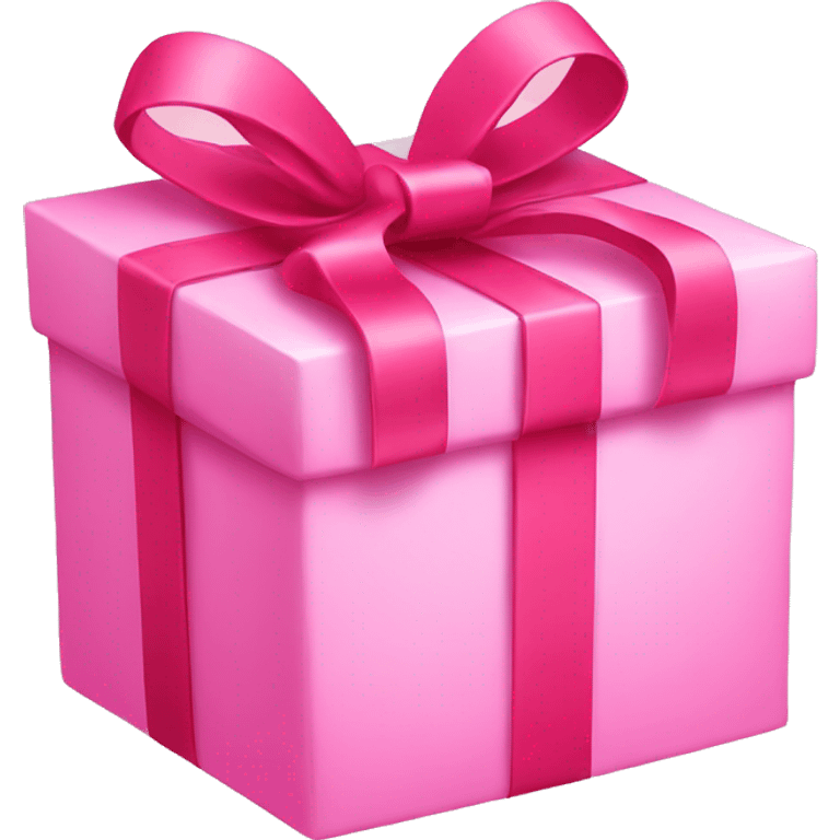 Pink gift emoji