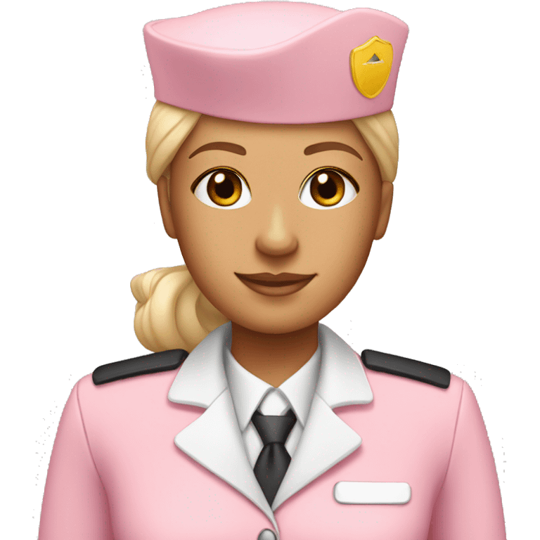 Light pink flight attendant  emoji