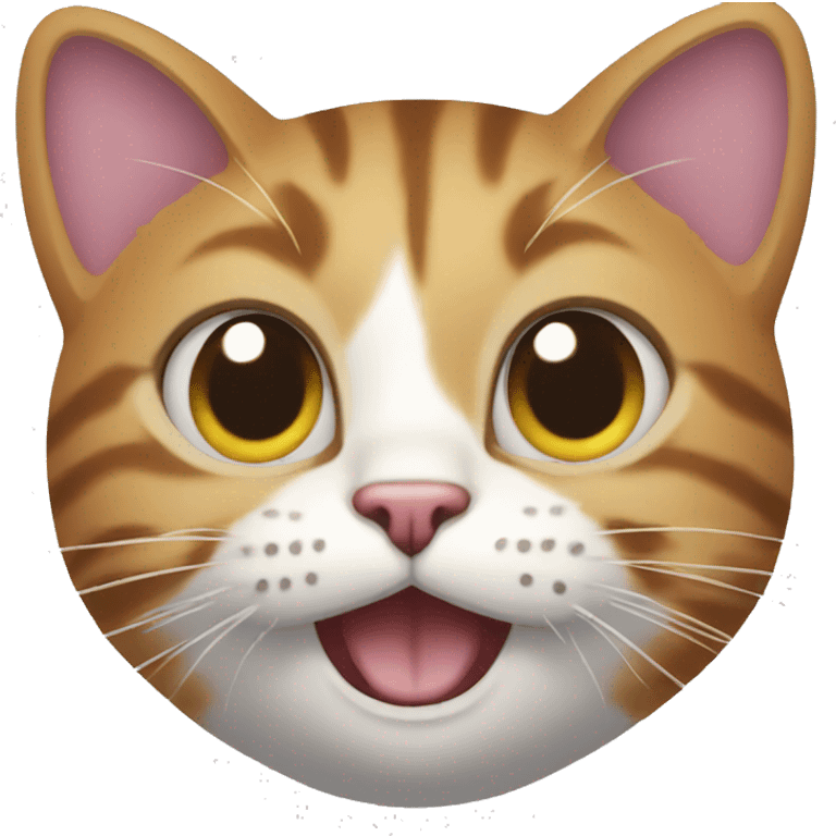 cat face holding a lol panel emoji