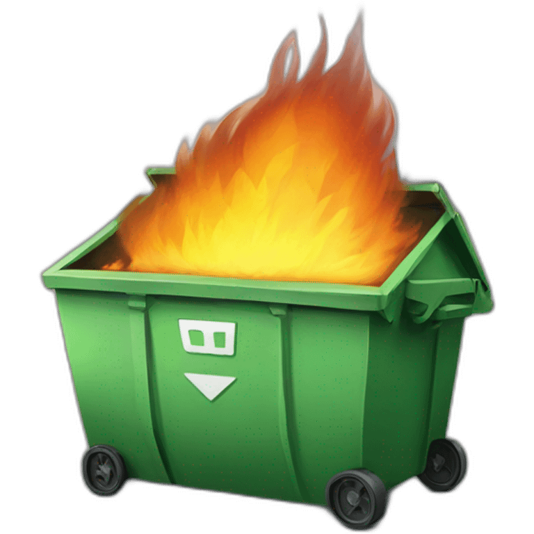 dropbox dumpster fire emoji