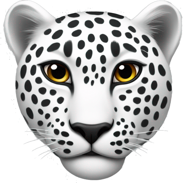  The “White Leopard” sticker set shows a heart emoji