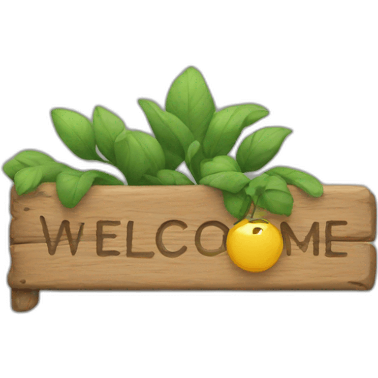 welcome sign emoji