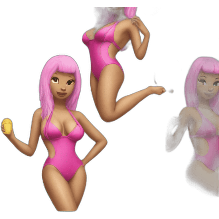 Nicki-Minaj swim-suit emoji