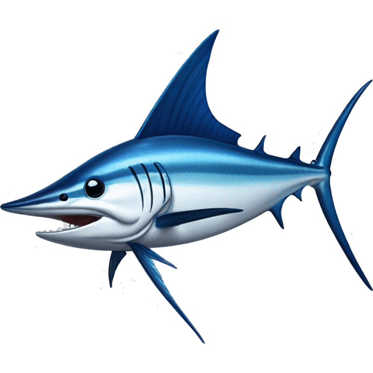 Blue marlin emoji