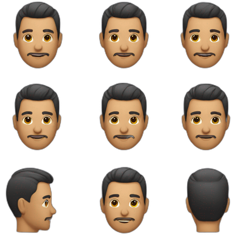 Man haircut emoji