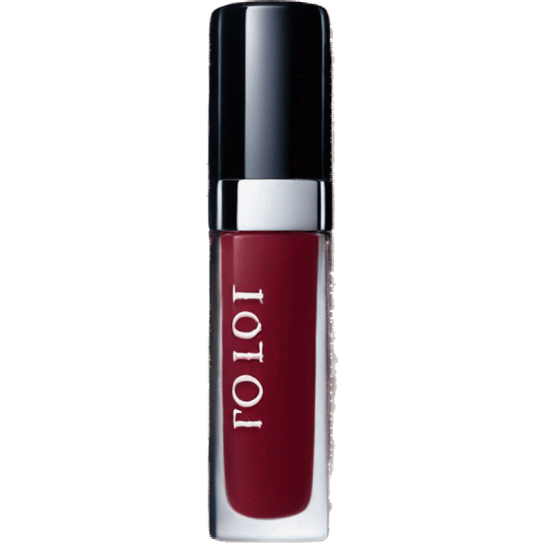 dark red Dior lip gloss emoji