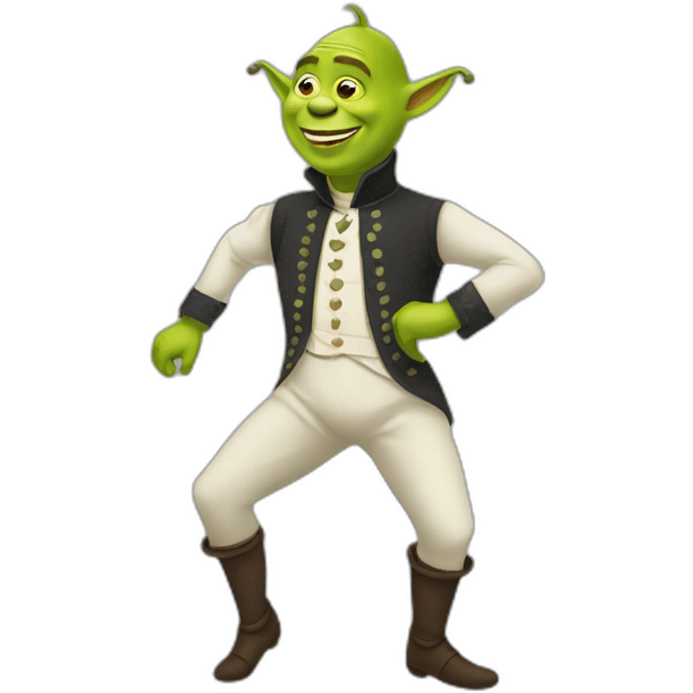 Dancing shreck emoji