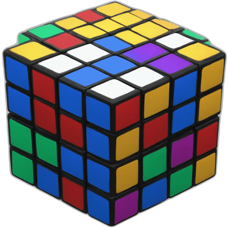 Rubik's cube emoji